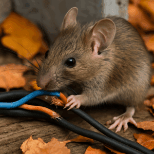 mouse chewing wires